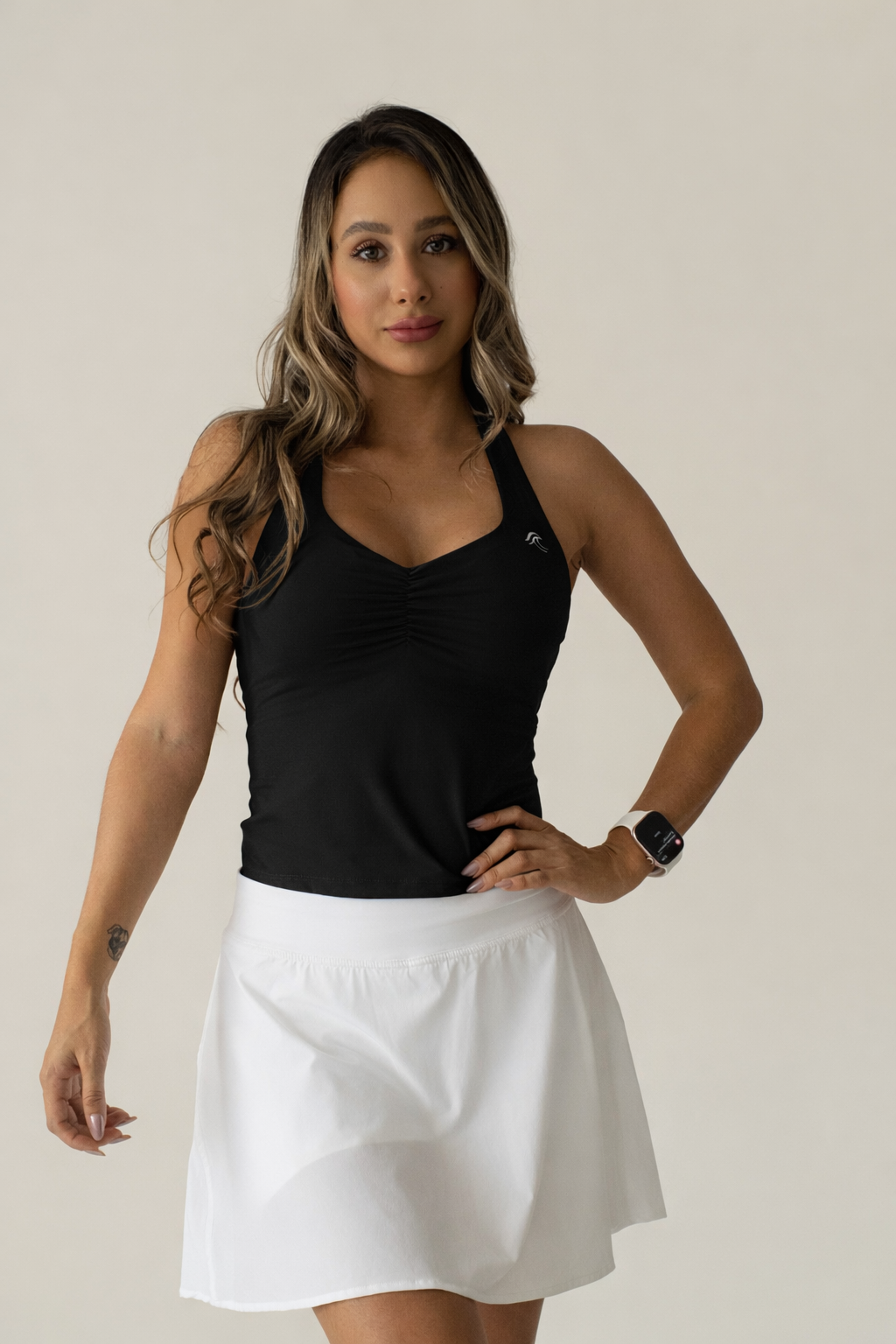 Black Strappy Tank Top