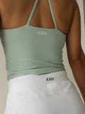 Green Strappy Tank Top